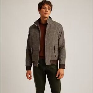 Bonobos Italian Wool Harrington Jacket LARGE